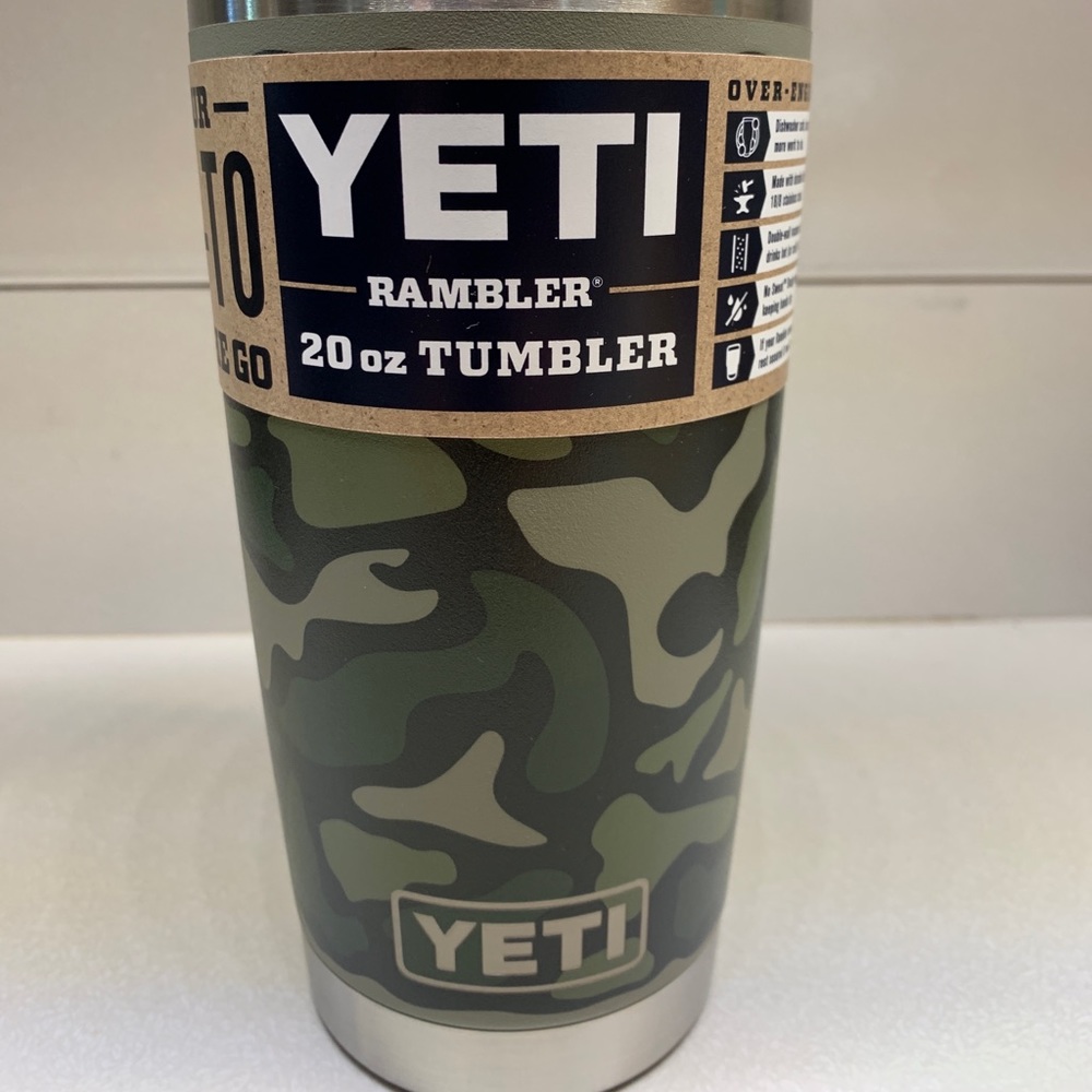 Limited Edition Camo Yeti 20 oz Rambler